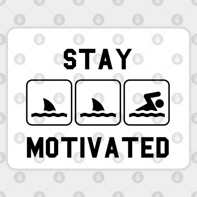 Stay Motivated Swimming Sticker by atomguy